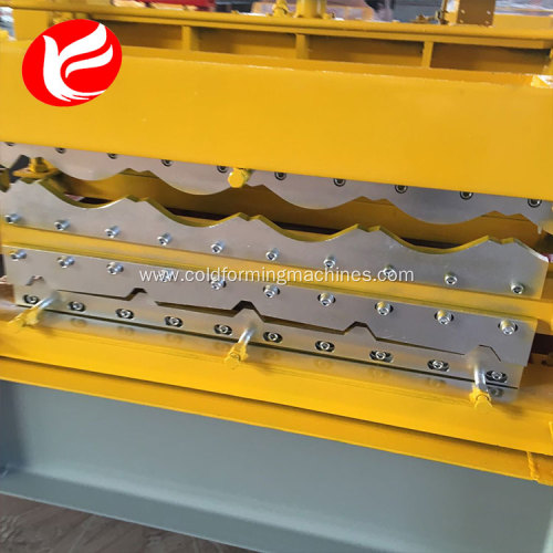 Double layer wall panel metal forming machine